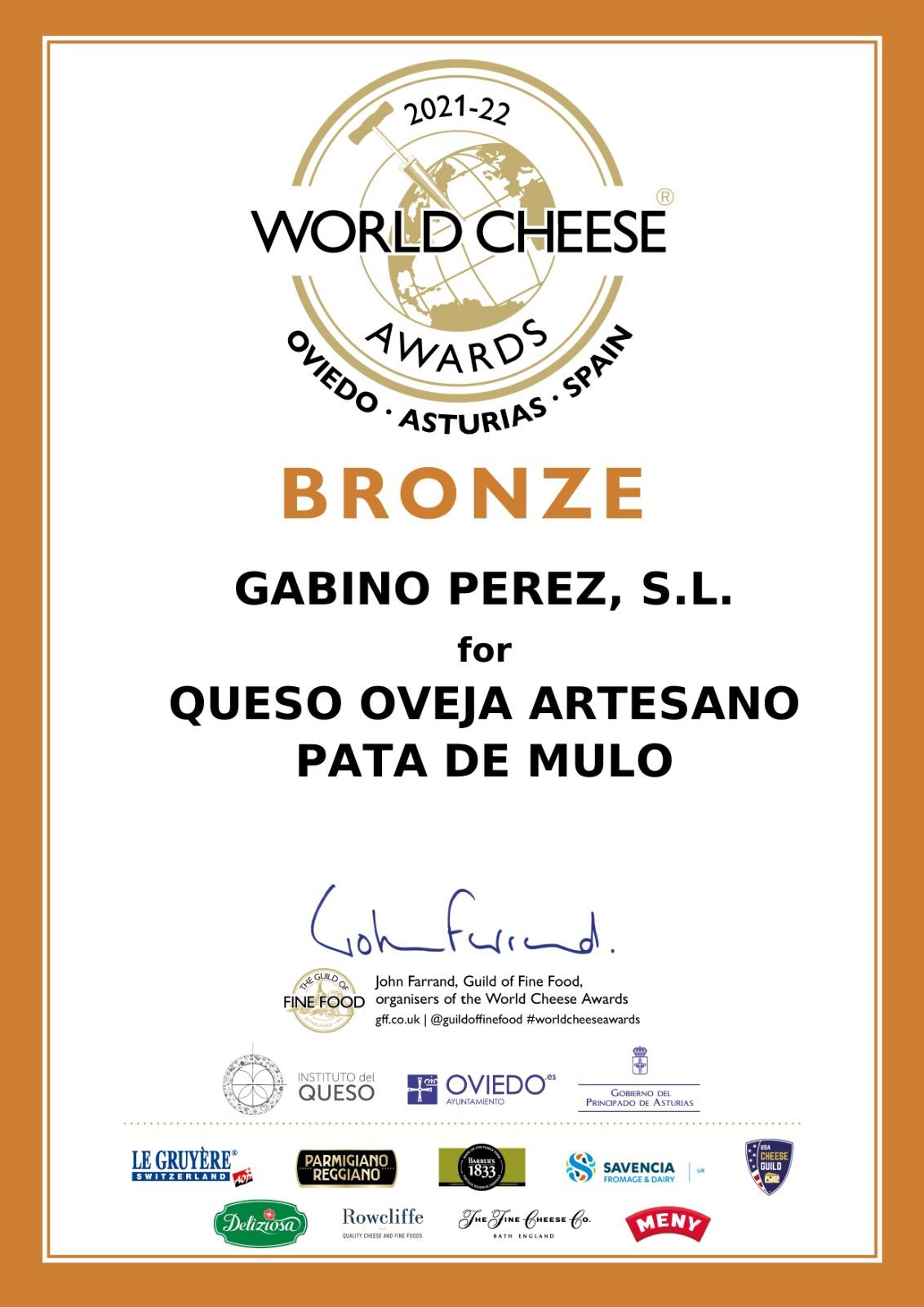 Pack Aniversario Gabino Pérez Queso Fuerte