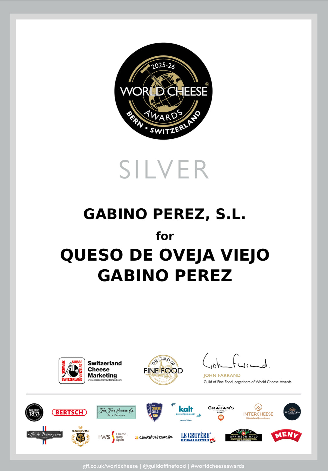 Medio Queso de Oveja Viejo Gabino Perez