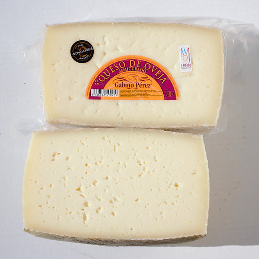 Medio Queso de Oveja Semicurado Gabino Perez