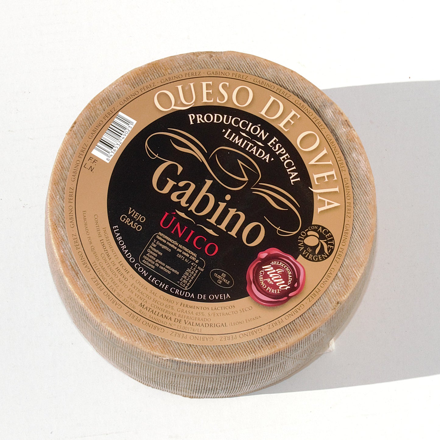 Queso de Oveja Unico Gabino Perez
