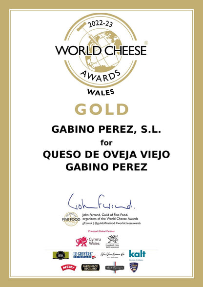 Cuña de Queso de Oveja Viejo Gabino Perez