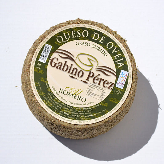 Queso de Oveja Curado al Romero Gabino Perez